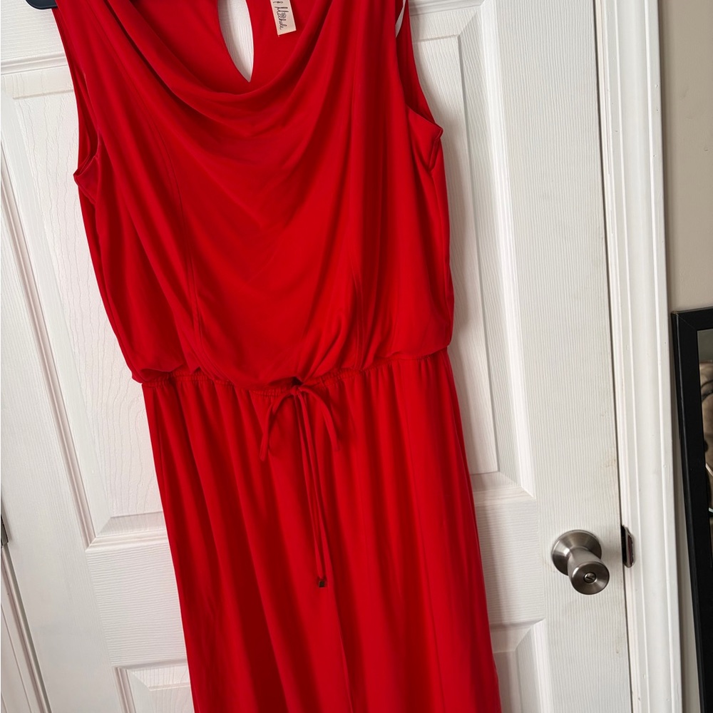 Emma & Michele Vibrant Red Dress
